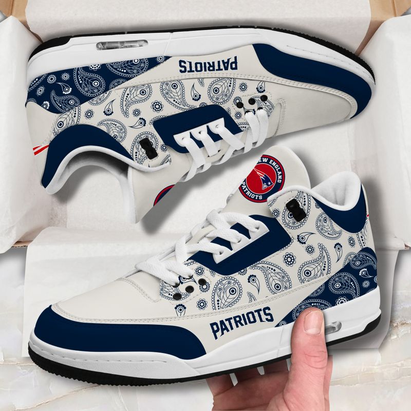 New England Patriots JD03 Genuine Leather Shoes