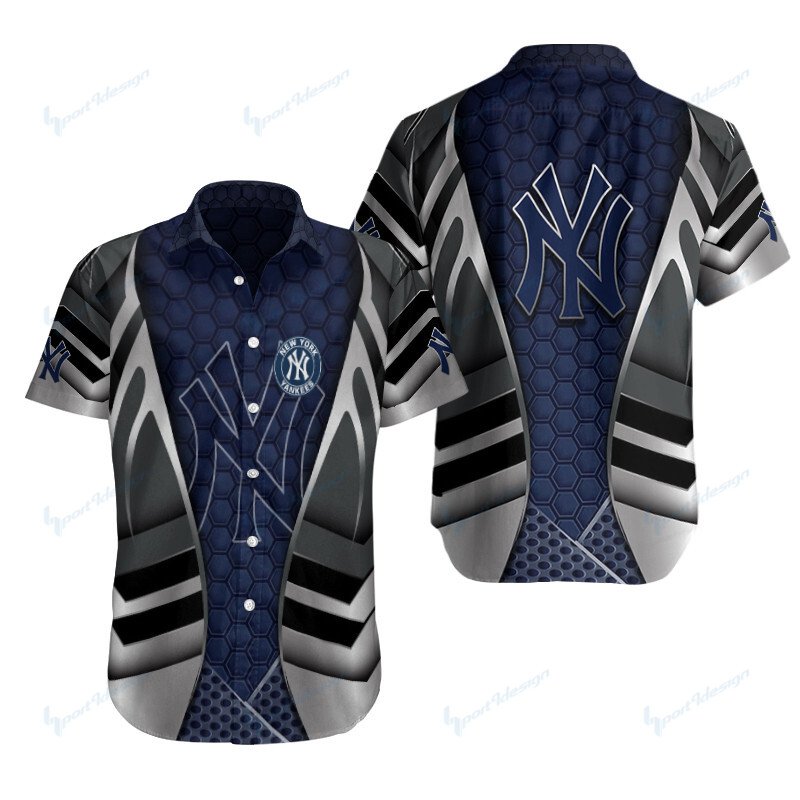 New York Yankees Button Shirt BG538