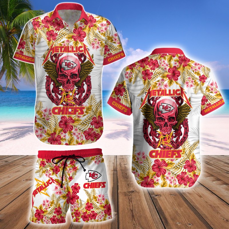 Kansas City Chiefs Hawaii Shirt & Shorts