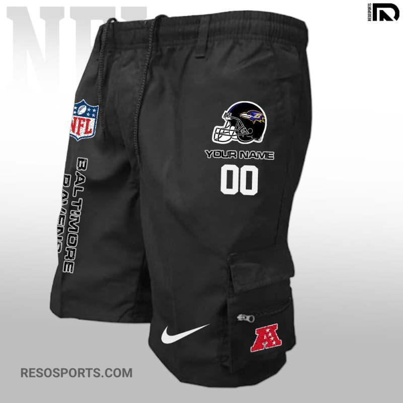 Baltimore Ravens Multi-Pockets Men's Shorts