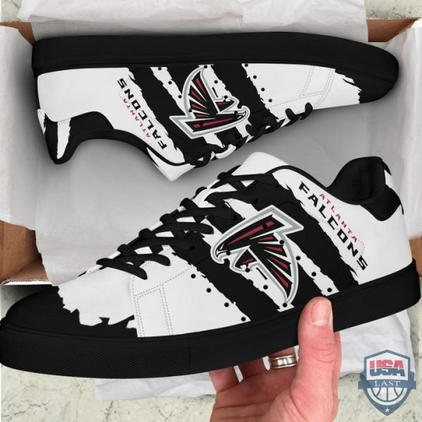 Atlanta Falcons Custom Sneakers Front View