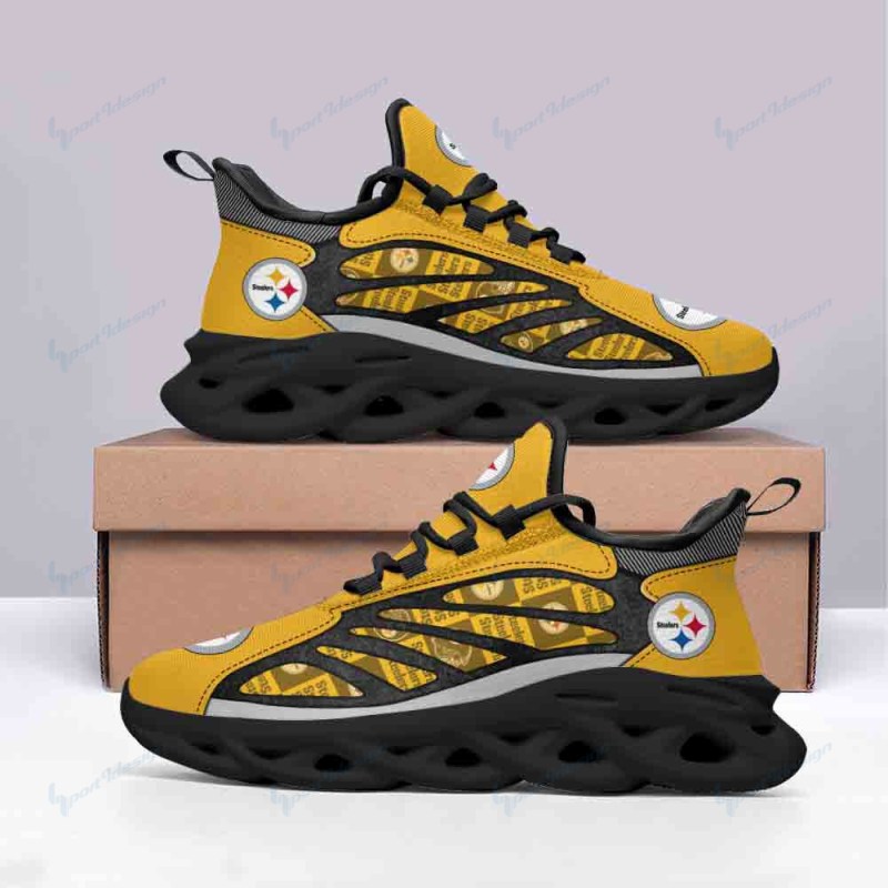 Pittsburgh Steelers Sneakers Side View
