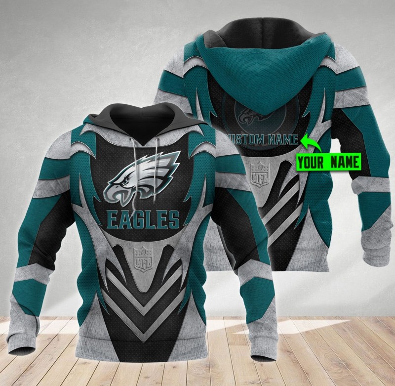 Philadelphia Eagles Personalized All Over Printed Sweater