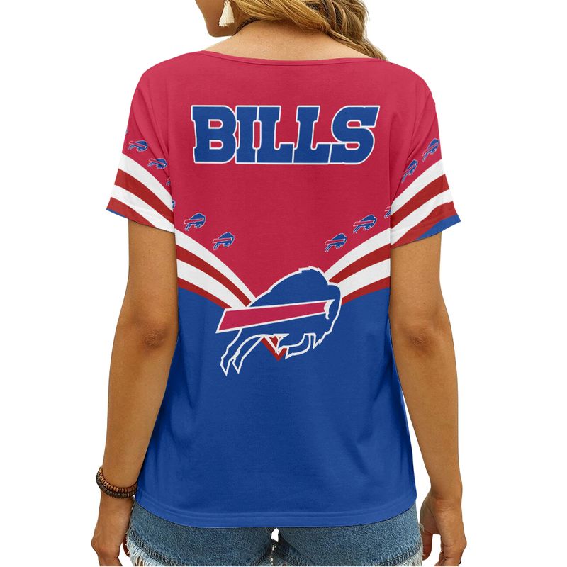 Buffalo Bills V-neck T-shirt 3