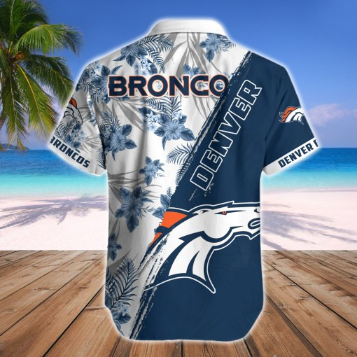 Denver Broncos Button Shirt - Back View