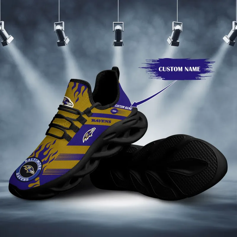 Baltimore Ravens Personalized Sneakers