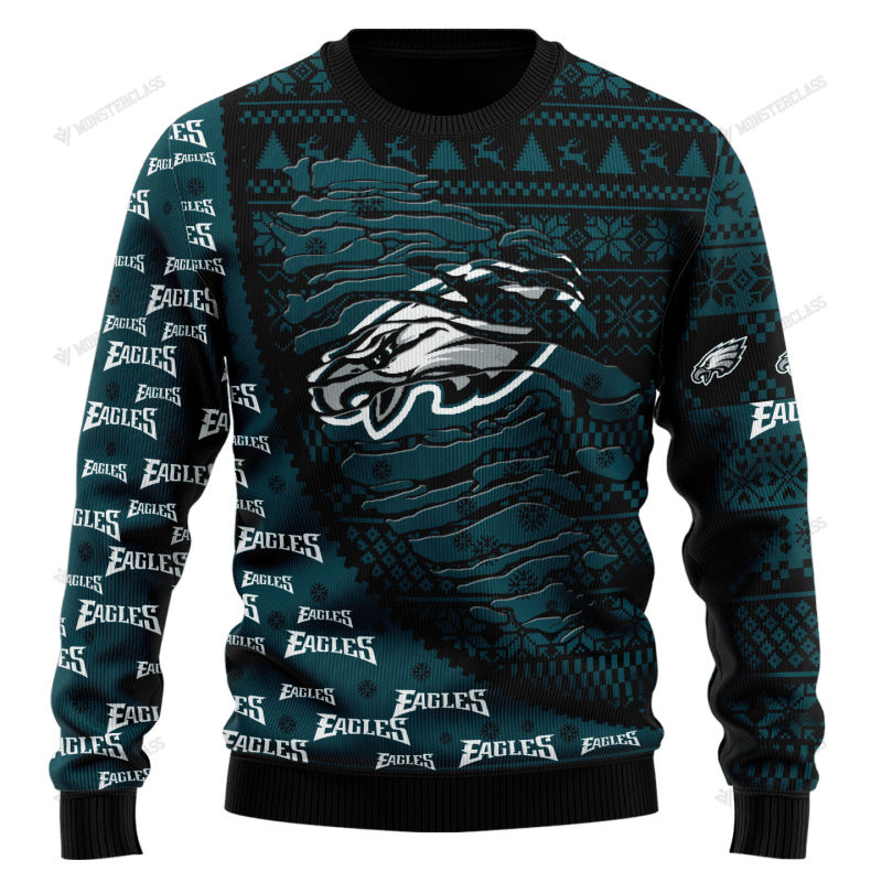 Philadelphia Eagles Woolen Sweater Details