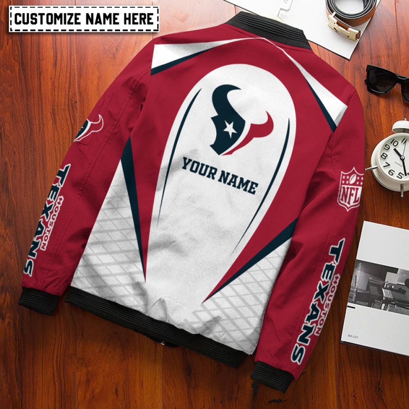 Houston Texans Bomber Jacket Detail