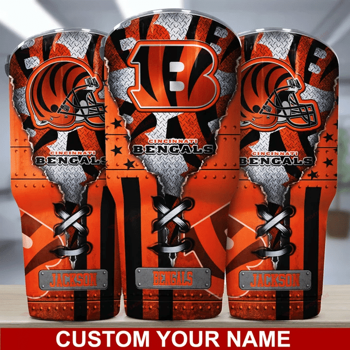 Cincinnati Bengals Personalized Tumbler