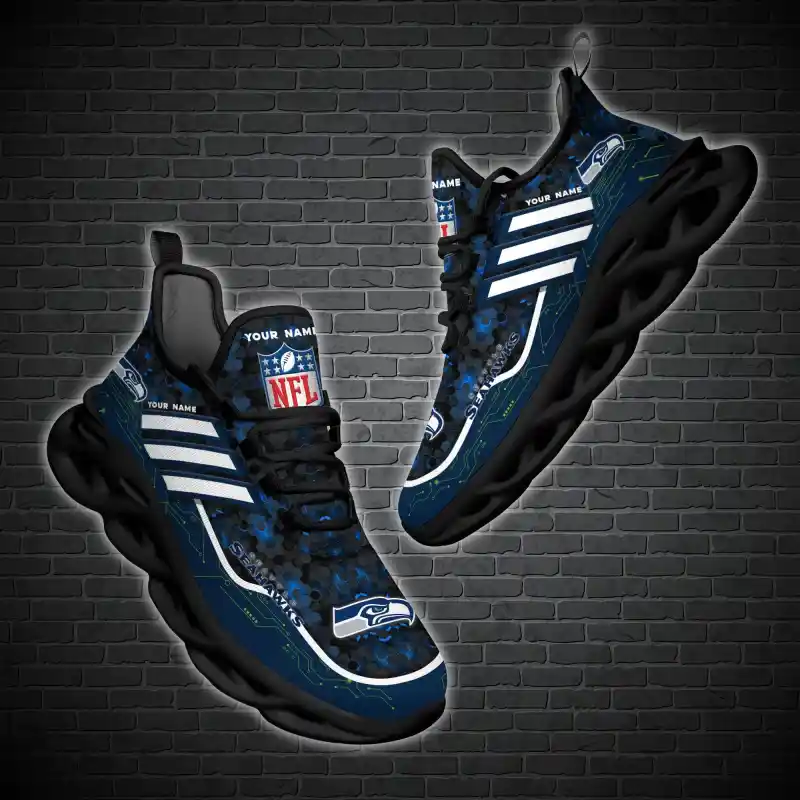 Comfy Seattle Seahawks Running Sneakers