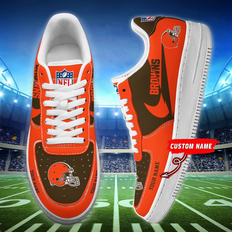 Cleveland Browns Personalized AF1 Shoes