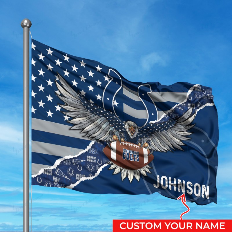 Indianapolis Colts Personalized Flag