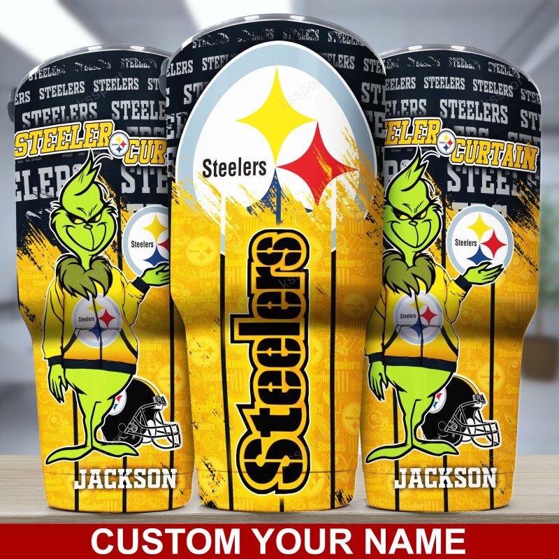 Pittsburgh Steelers Personalized Tumbler