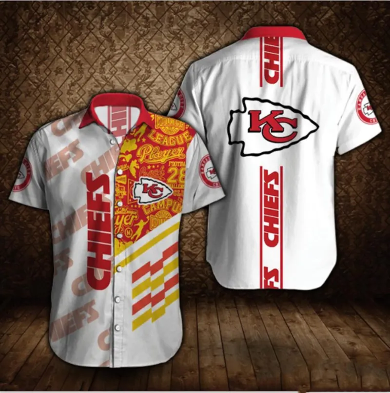 Kansas City Chiefs Button Shirt Sizing Chart