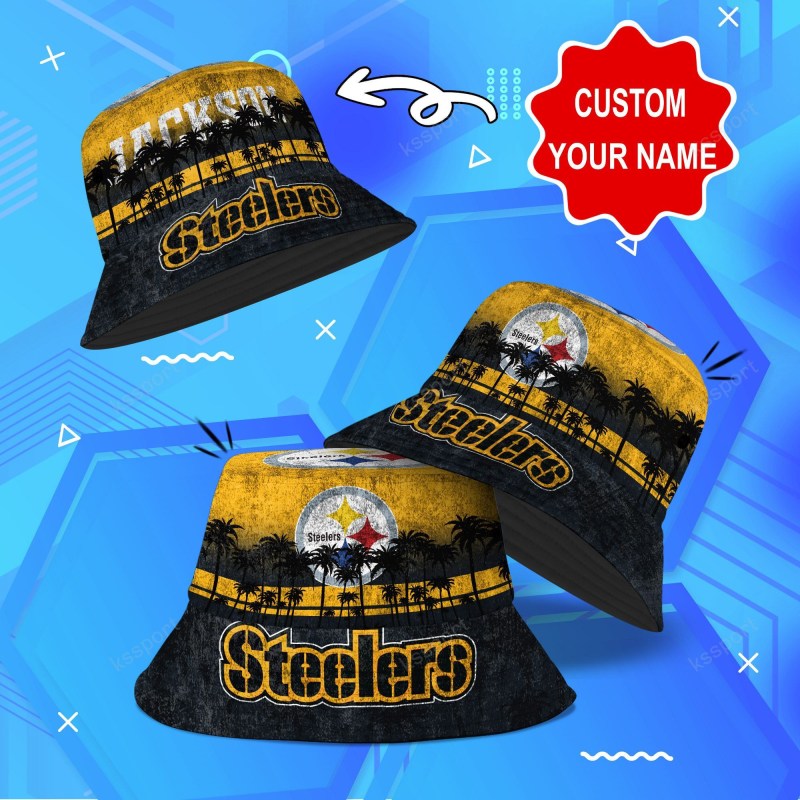 Pittsburgh Steelers Personalized Bucket Hat