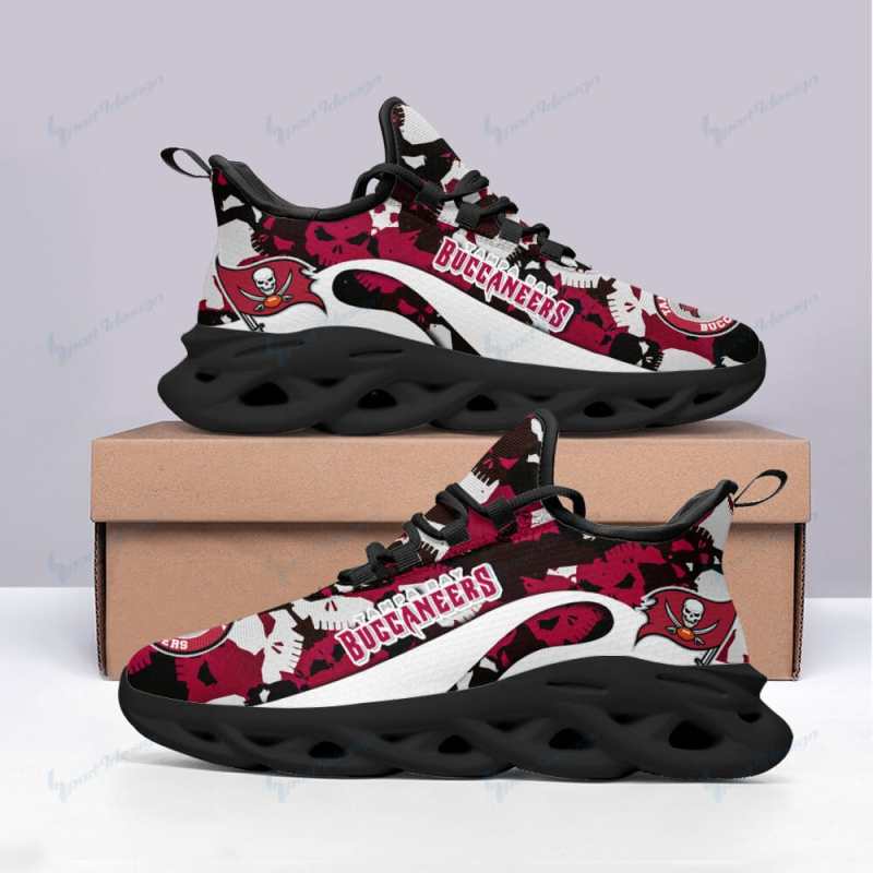 Tampa Bay Buccaneers Yezy Sneakers Angle View
