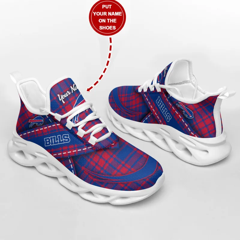 Buffalo Bills Yezy Sneakers in Action