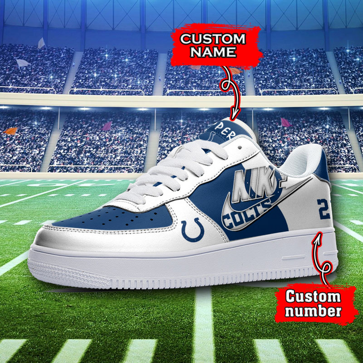 Colts Air Force 1 Custom Sneakers