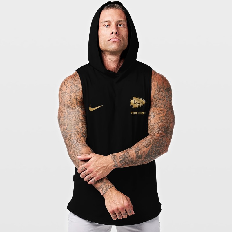 Kansas City Chiefs Men's Workout Hooded Tank Top