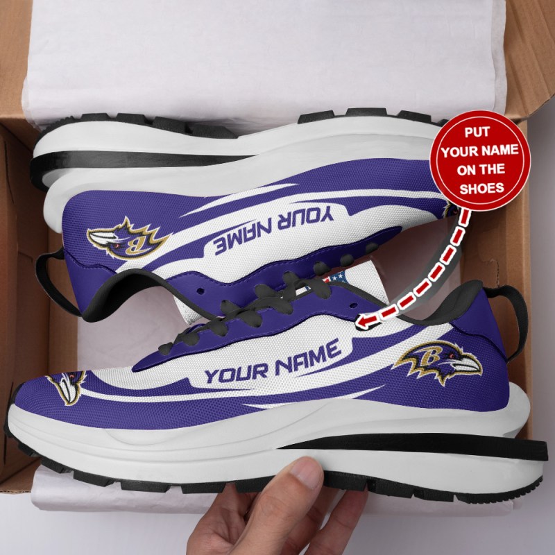Baltimore Ravens Sneakers Top View