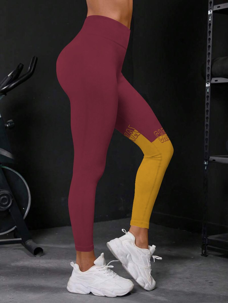 Arizona Cardinals High Waist Push Up Printed Leggings