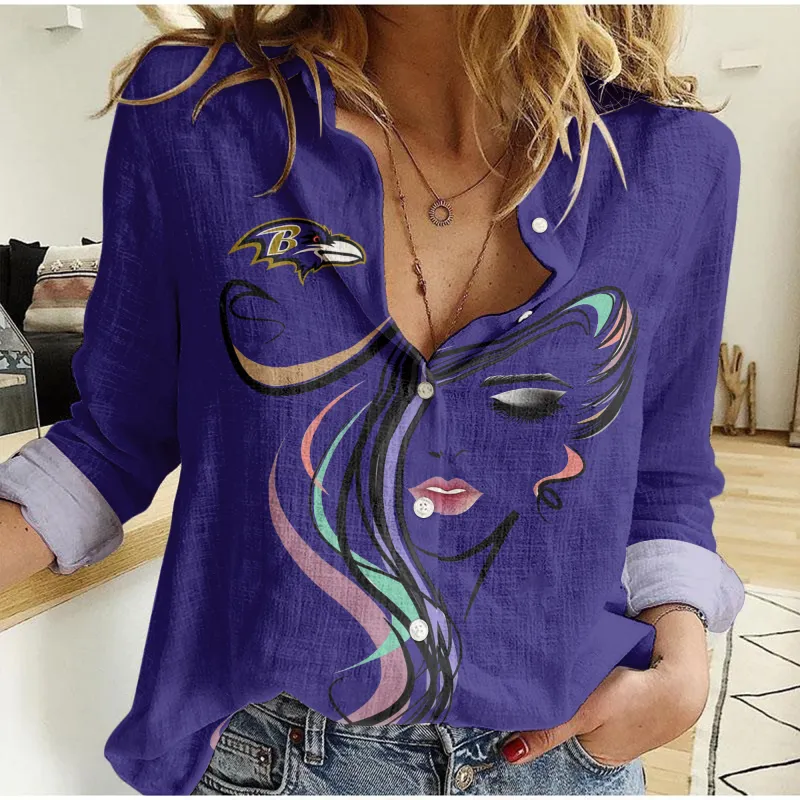 Baltimore Ravens Woman Shirt Front View