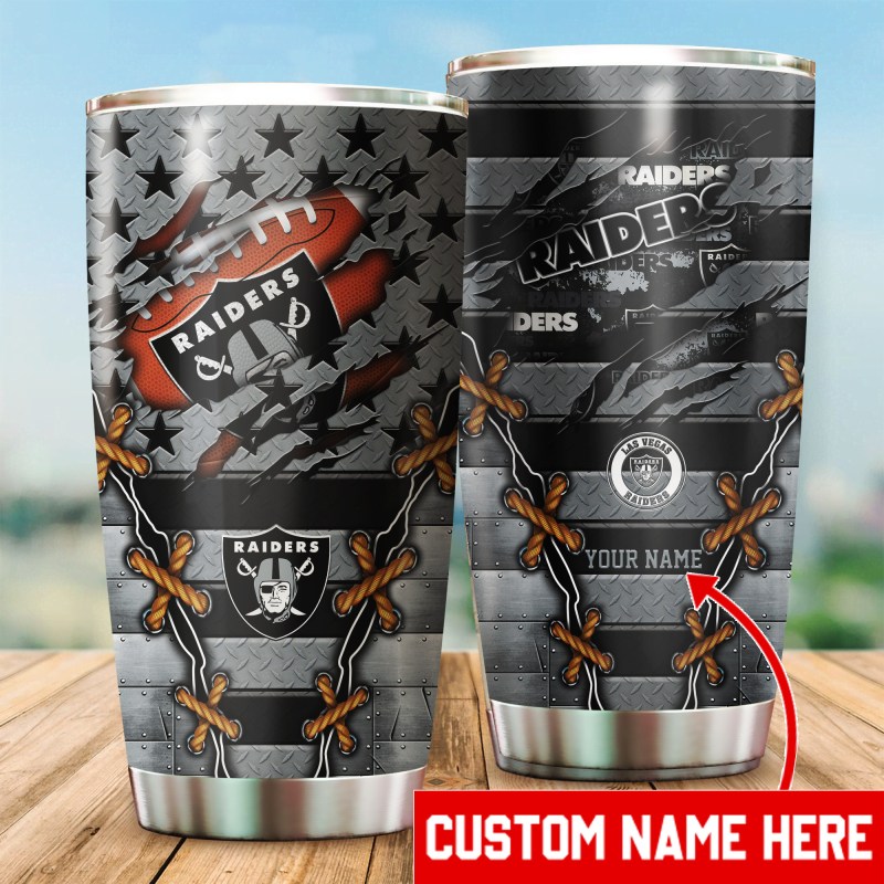 Las Vegas Raiders Personalized Tumbler