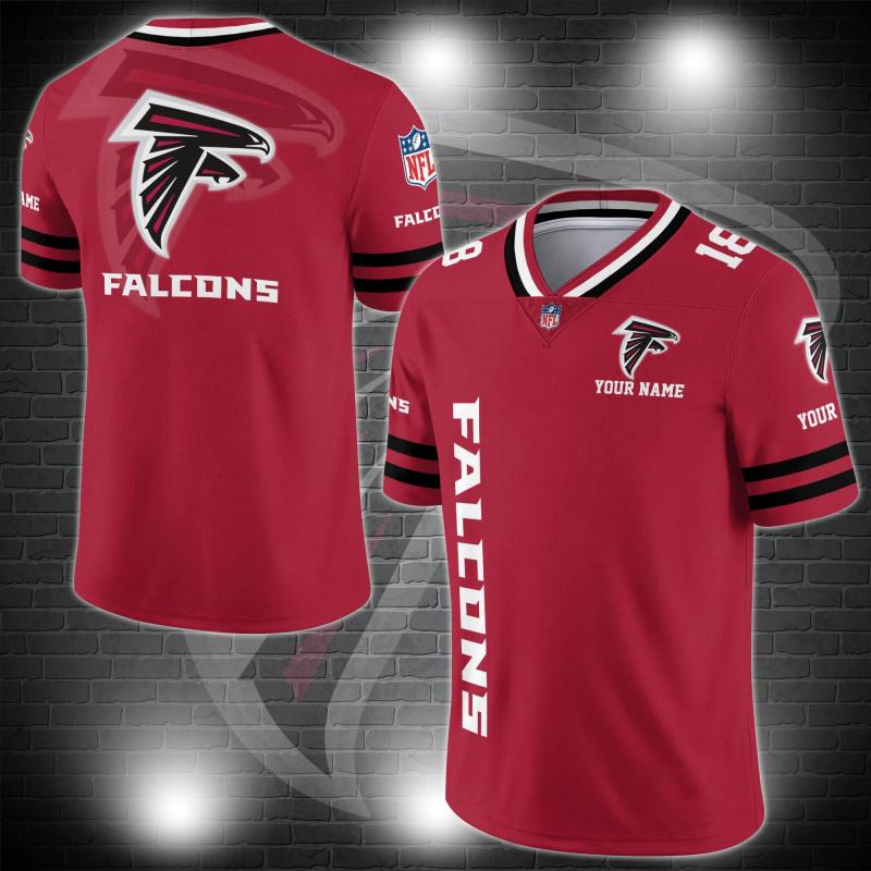 Atlanta Falcons Personalized V-neck Football Jersey Image 1