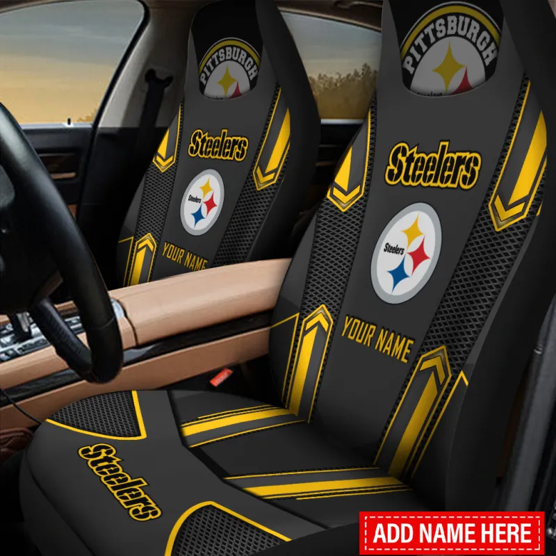Pittsburgh Steelers Personalized Car Seat Covers