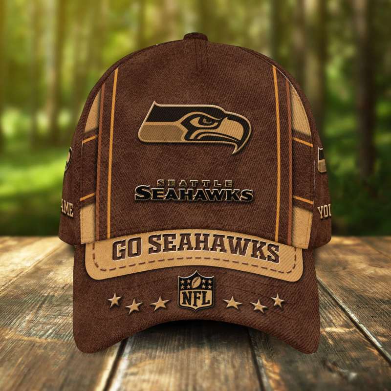 Seattle Seahawks Personalized Classic Cap