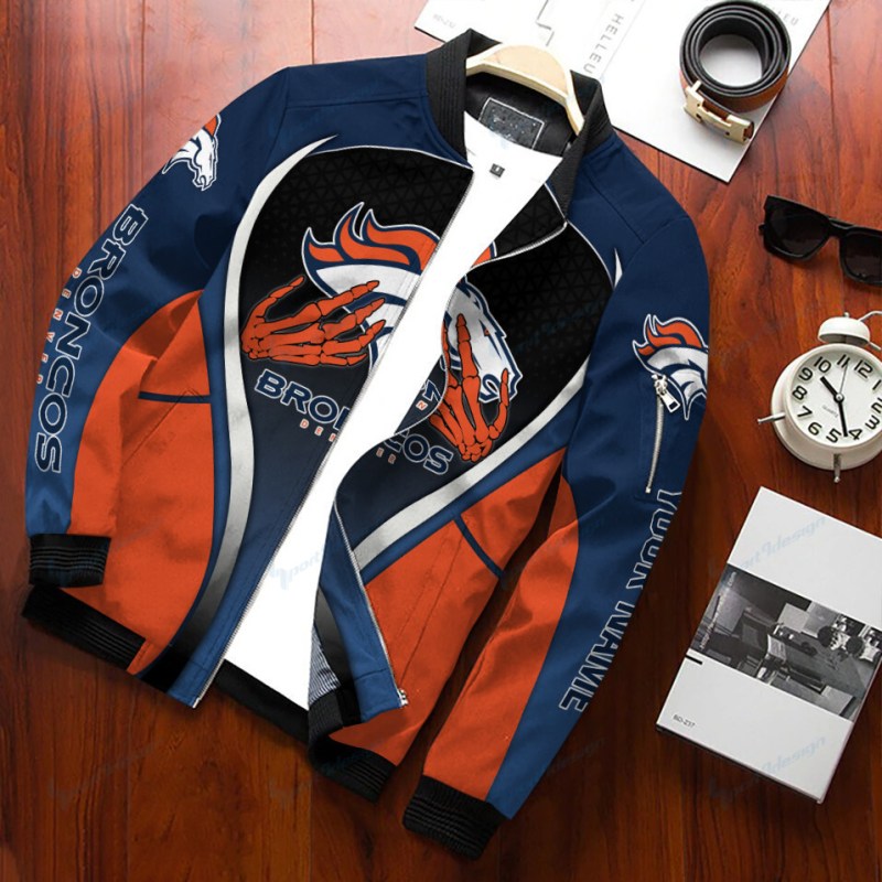 Denver Broncos Personalized Bomber Jacket
