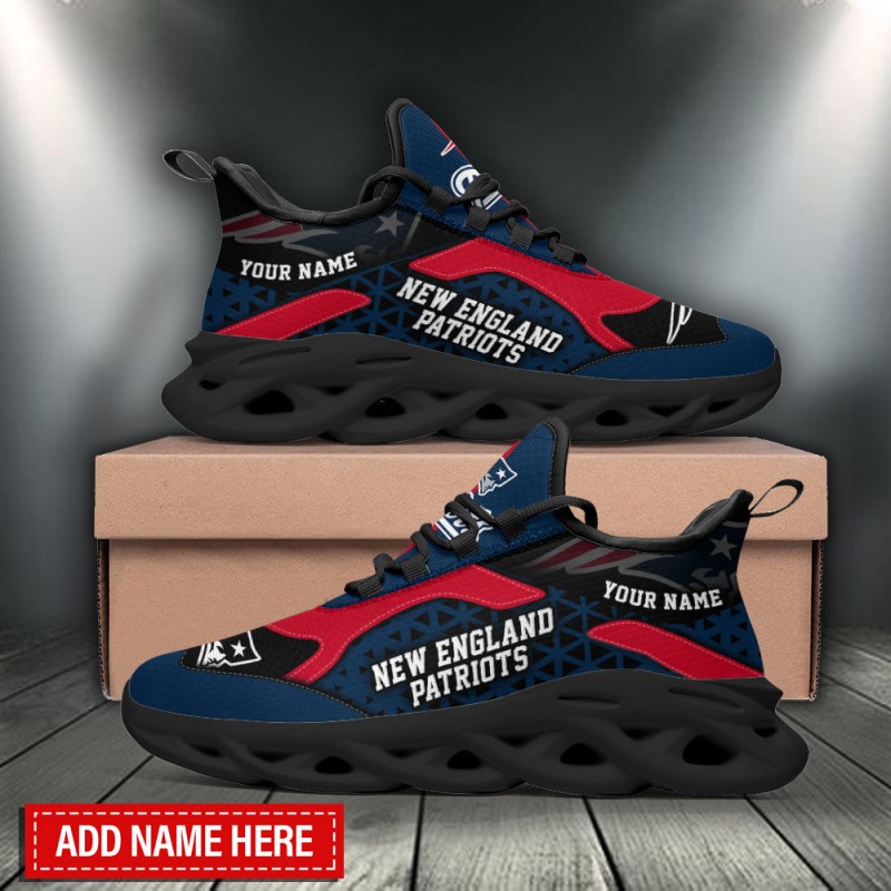 New England Patriots Personalized Yezy Running Sneakers
