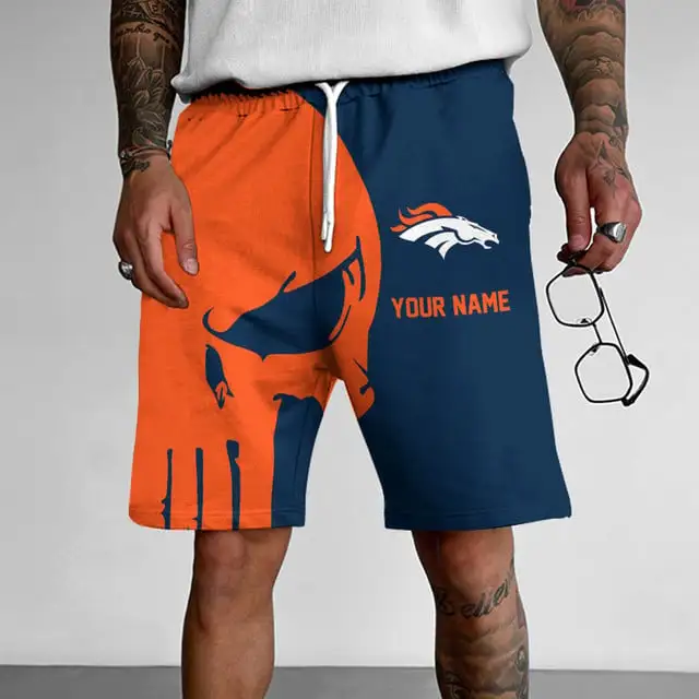 Denver Broncos Personalized Men's Shorts