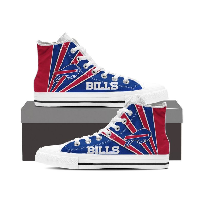 Buffalo Bills High Top Shoes Side View