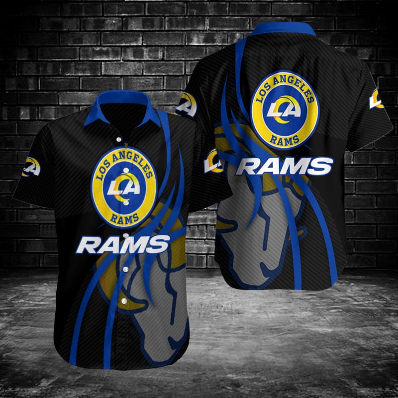 Sizing Chart for Los Angeles Rams Button Shirt BG616