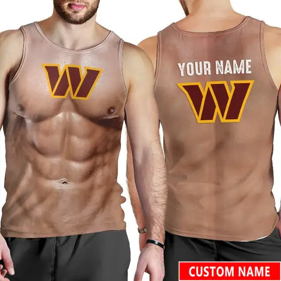 Washington Commanders Personalized Men Tank Top