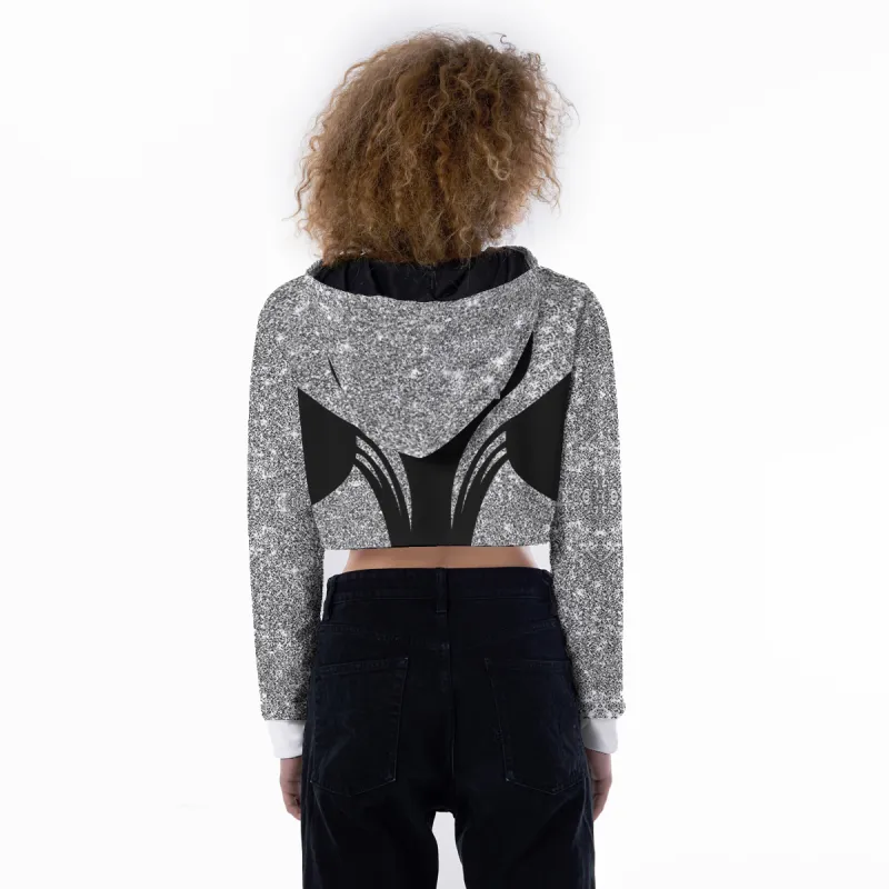 Back View of Croptop Hoodie