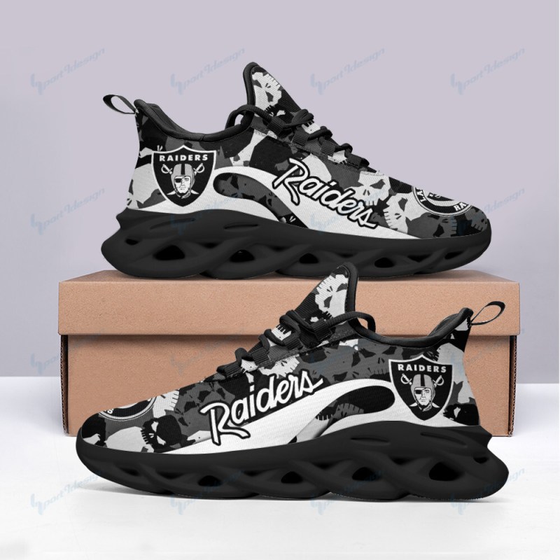 Las Vegas Raiders Sneakers Back View