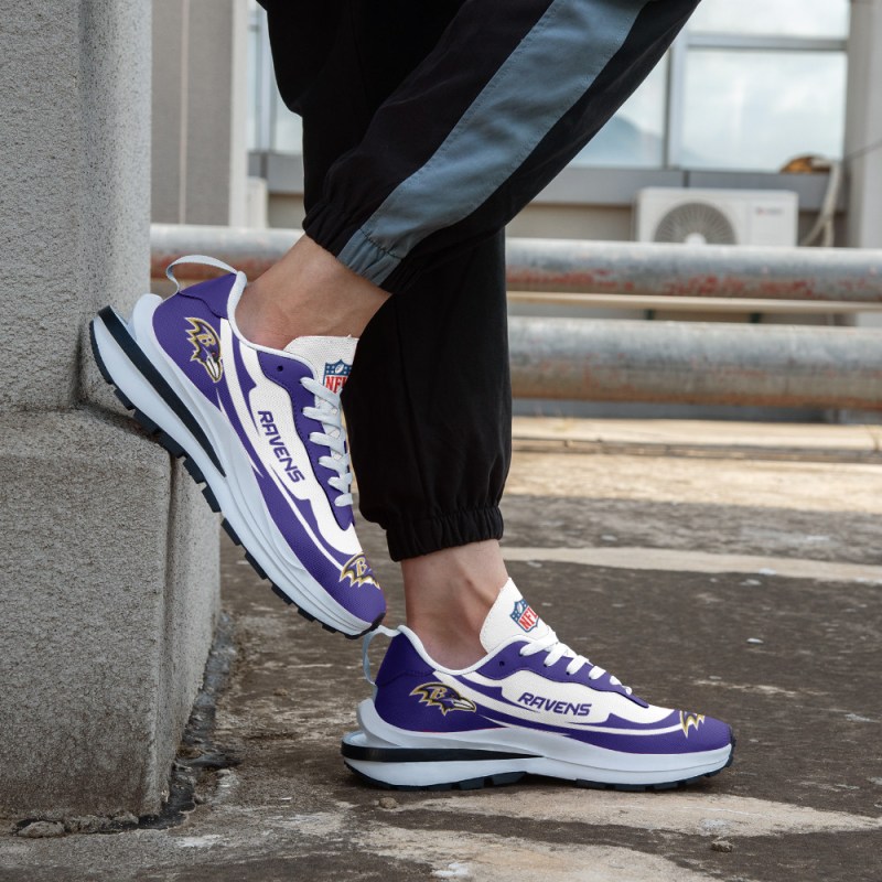 Baltimore Ravens Sneakers Back View