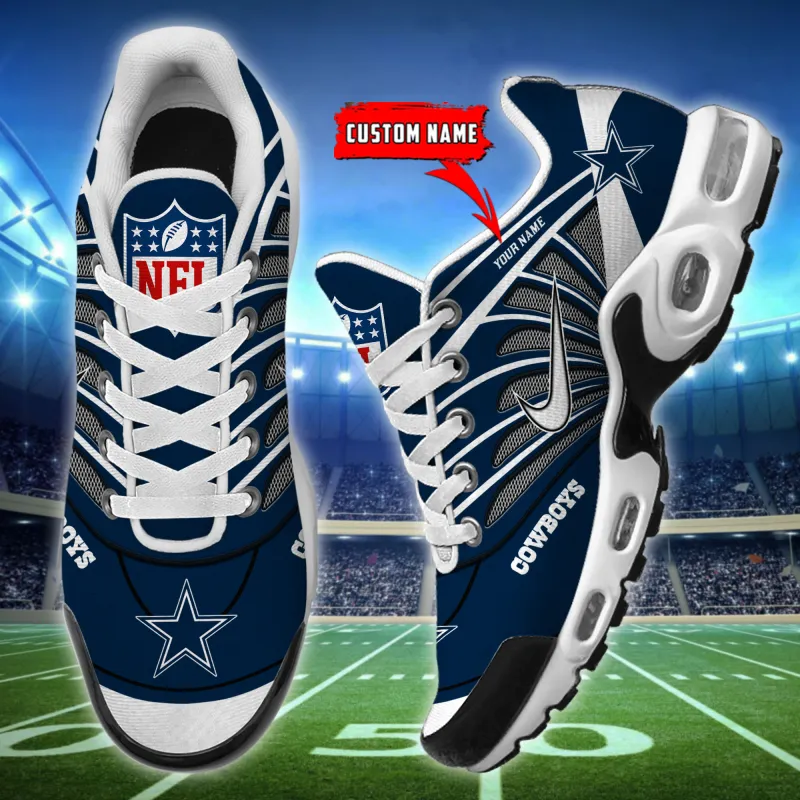 Dallas Cowboys Youth Sneakers Front View