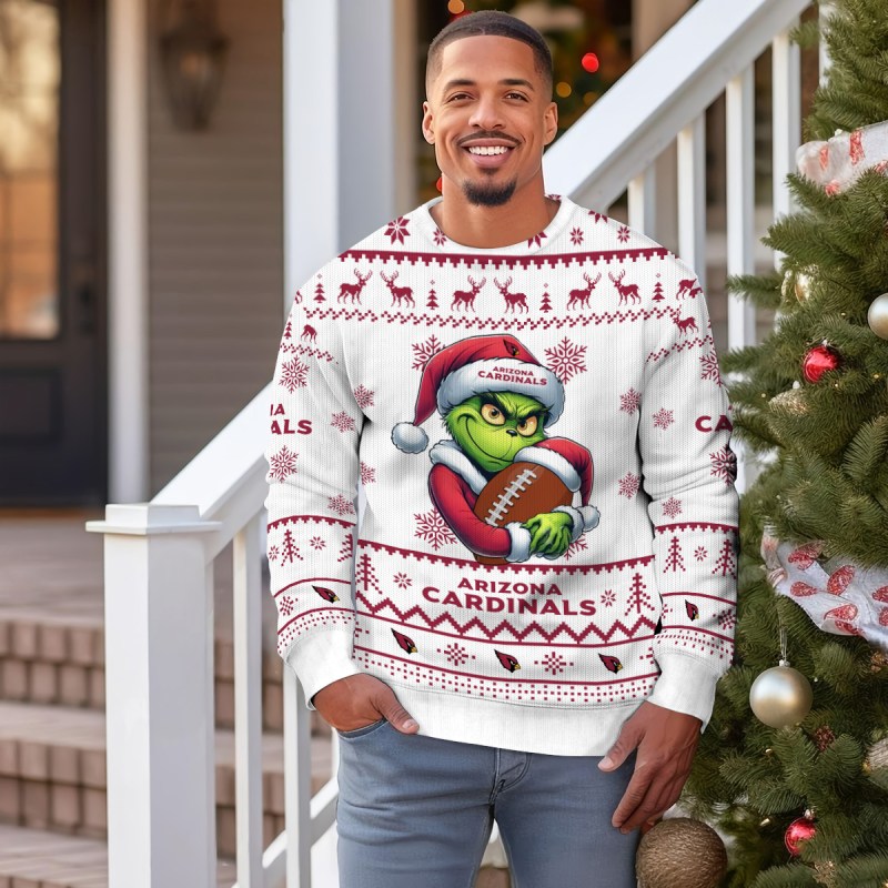 Arizona Cardinals Ugly Christmas Sweater 4