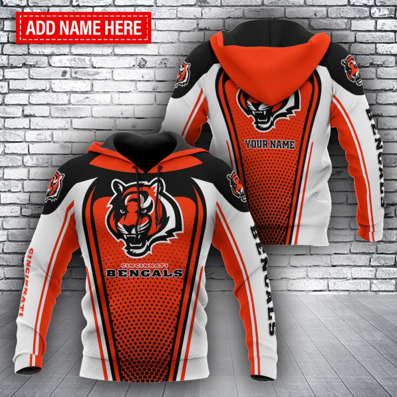 Cincinnati Bengals Personalized Hoodie