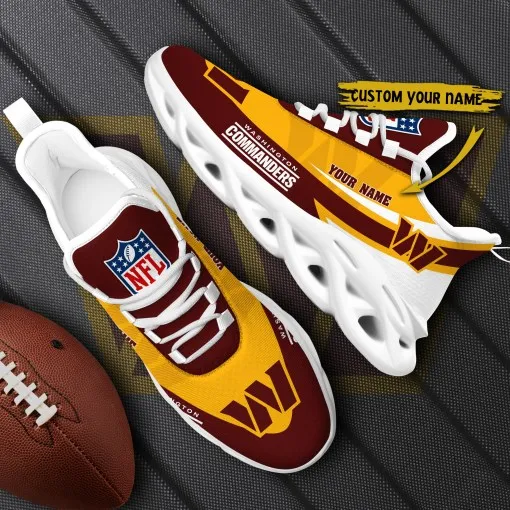 Washington Commanders White Max Soul Shoes