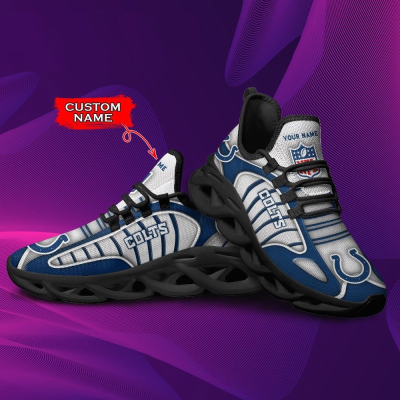 Indianapolis Colts Personalized Yezy Running Sneakers 5