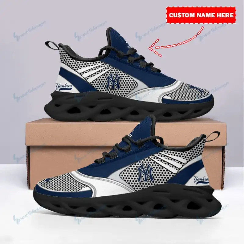 New York Yankees Yezy Running Sneakers Front