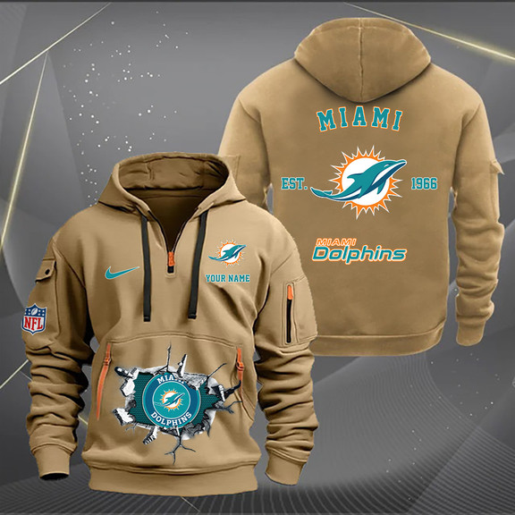 Personalized Miami Dolphins Hoodie