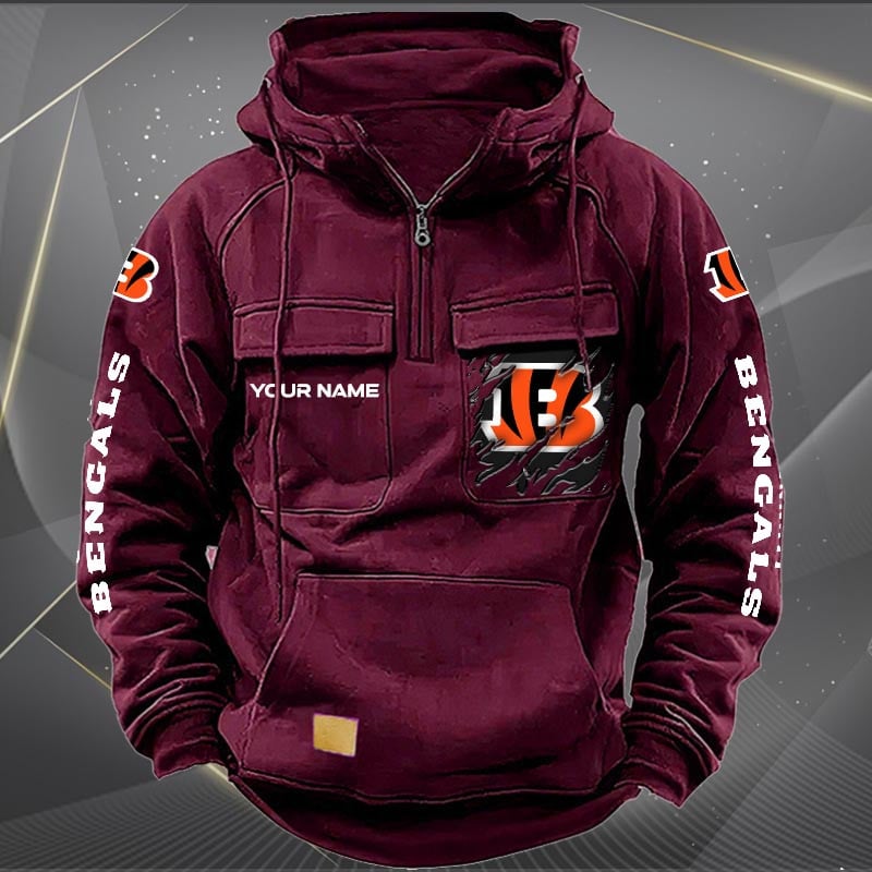 Cincinnati Bengals NFL Hoodie with Pockets