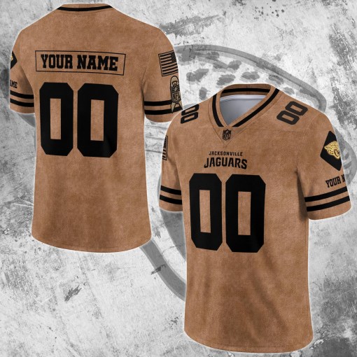Jacksonville Jaguars Personalized V-neck Jersey