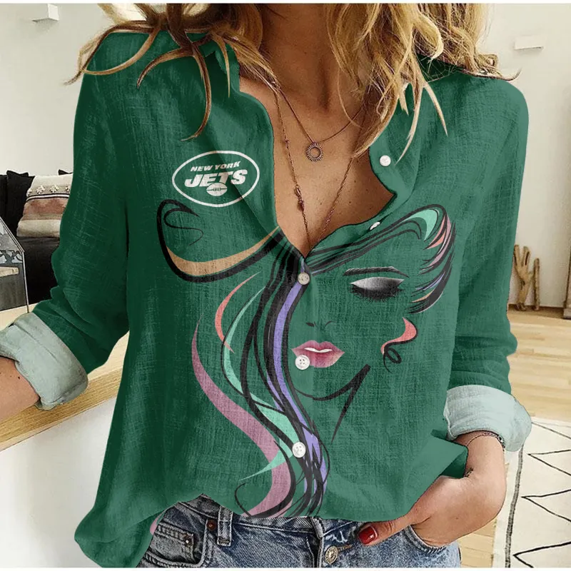 New York Jets Women's Shirt - Image 1