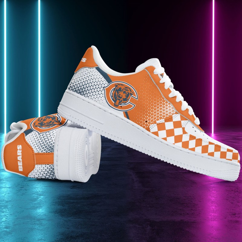 Chicago Bears AF1 Shoes - Side View